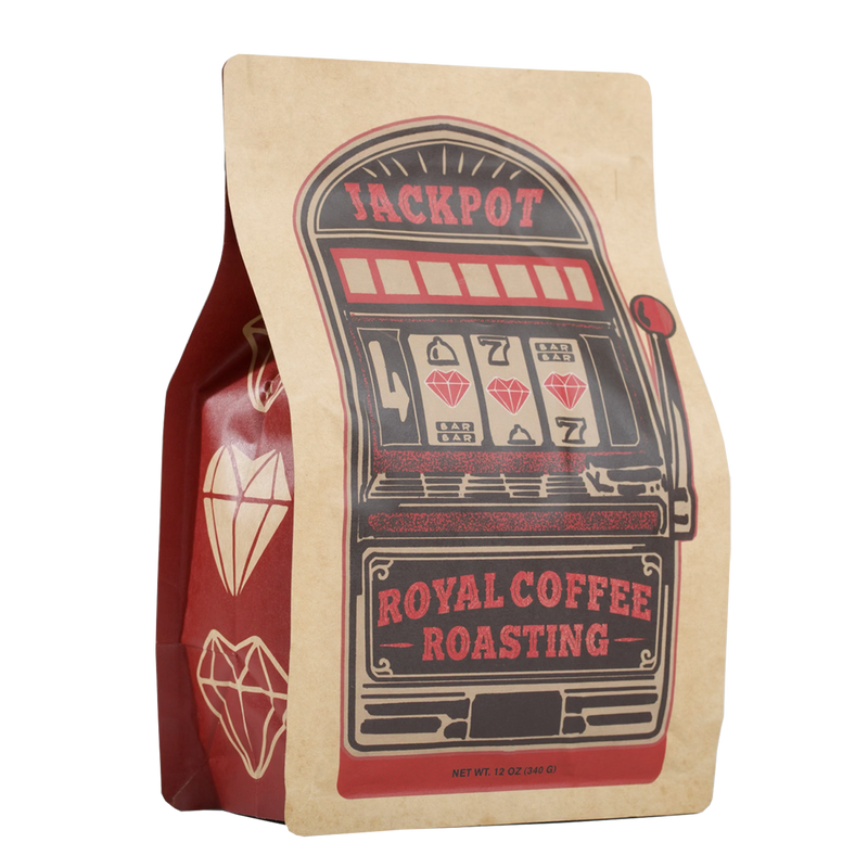 Jackpot Medium Roast Organic Coffee Beans – Royal Coffee Roasting